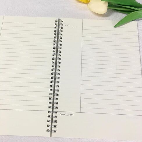 دفاتر ملاحظات Rhuyoshn الحلزونية مقاس 7 بوصة × 10 بوصة، وسادات ستينو سلكية، مذكرات للمدرسة الجامعية، غطاء بولي بروبلين مقاوم للرطوبة، 3 وسادات/عبوة، 68 ورقة/وسادة (كورنيل) in Kuwait