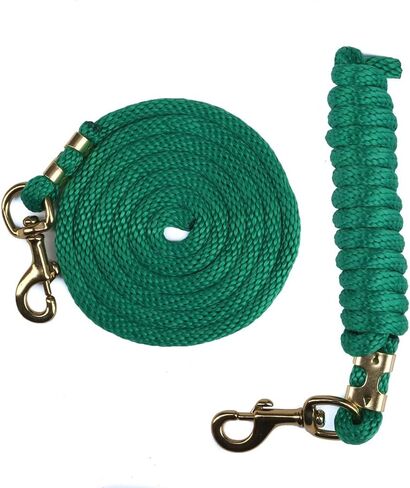FMS Ravenox Lead Ropes for Horses | 5/8-Inch MFP Rope Horse Lead (Burgundy-Bolt Snap) in Saudi Arabia