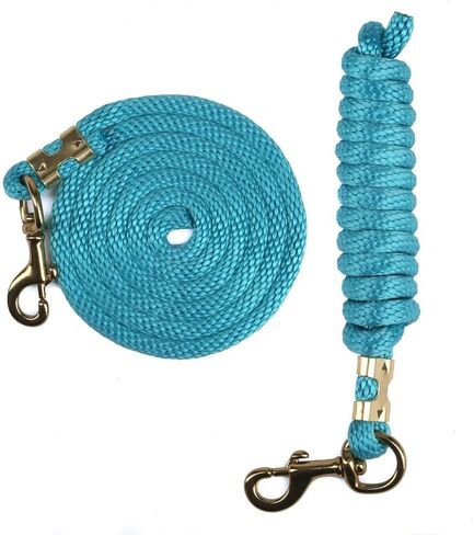 FMS Ravenox Lead Ropes for Horses | 5/8-Inch MFP Rope Horse Lead (Burgundy-Bolt Snap) in Saudi Arabia