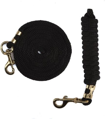 FMS Ravenox Lead Ropes for Horses | 5/8-Inch MFP Rope Horse Lead (Burgundy-Bolt Snap) in Saudi Arabia
