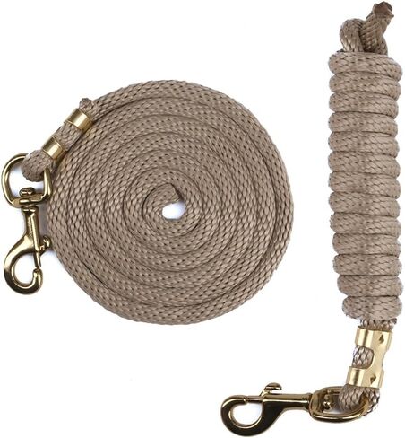 FMS Ravenox Lead Ropes for Horses | 5/8-Inch MFP Rope Horse Lead (Burgundy-Bolt Snap) in Saudi Arabia