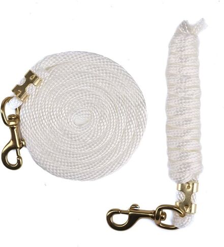 FMS Ravenox Lead Ropes for Horses | 5/8-Inch MFP Rope Horse Lead (Burgundy-Bolt Snap) in Saudi Arabia