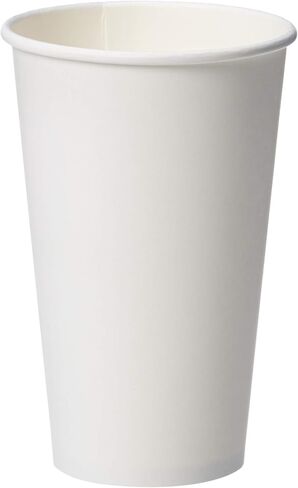 Amazon Basics Compostable Hot Paper Cup, 8 oz, Pack of 1000, White in Kuwait