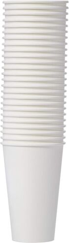 Amazon Basics Compostable Hot Paper Cup, 8 oz, Pack of 1000, White in Kuwait
