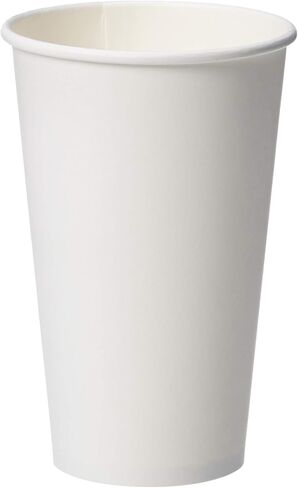 Amazon Basics Compostable Hot Paper Cup, 8 oz, Pack of 1000, White in Kuwait