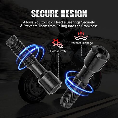 مجموعة أدوات سحب محمل العجلة من Richeer مناسبة للدراجات النارية Harley Davidson - محامل 0.75 بوصة 1 بوصة 25 مم متوافقة مع الخنازير من عام 2000، 11 قطعة in Kuwait