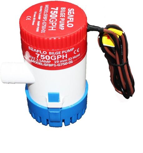 سيفلو بيلج مضخة غاطسة 750GPH 12 فولت 2.5AMP مركبة بحرية RV in Kuwait