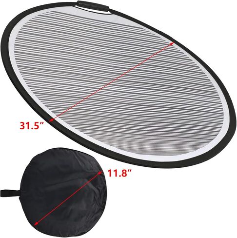 NovelBee 31.5" Portable Flexible Foldable PDR Lined Light Reflector Board Dent Panel for Car Vehicle Door Scratch and Hail Damage Tool in Saudi Arabia