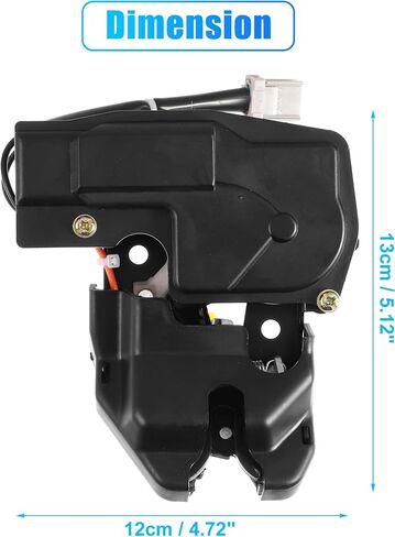 X AUTOHAUX الجذع قفل بمزلاج المحرك 74851-S84-A61 لهوندا أكورد 1998-2002 الباب الخلفي مزلاج الباب قفل المحرك المحرك in Saudi Arabia