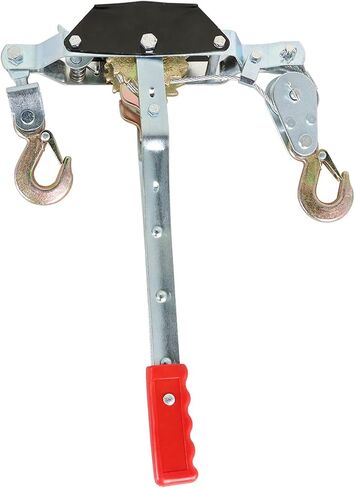marddpair Heavy Duty Power Puller 2 Ton, Dual Gears Power Puller with 2 Hooks Automotive Hoist Cable Puller in Saudi Arabia