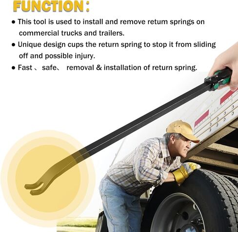 BT-105SPT Brake Return Spring Tool/Truck Brake Spring Tool Fits for Install and Remove Retum Springs on Commercial Trucks and Trailers Replace for Spring Tech Tool in Saudi Arabia