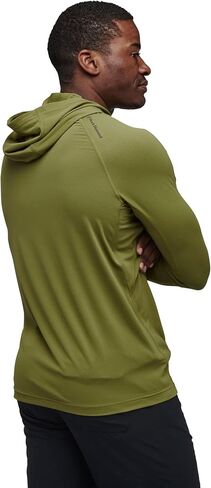 BLACK DIAMOND Mens Alpenglow Long Sleeve Hooded Sun/UV Protection Shirt in Saudi Arabia