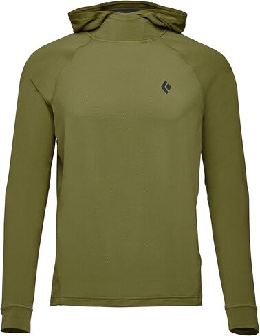 BLACK DIAMOND Mens Alpenglow Long Sleeve Hooded Sun/UV Protection Shirt in Saudi Arabia