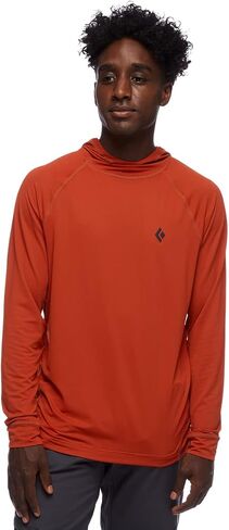 BLACK DIAMOND Mens Alpenglow Long Sleeve Hooded Sun/UV Protection Shirt in Saudi Arabia