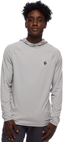 BLACK DIAMOND Mens Alpenglow Long Sleeve Hooded Sun/UV Protection Shirt in Saudi Arabia