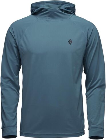 BLACK DIAMOND Mens Alpenglow Long Sleeve Hooded Sun/UV Protection Shirt in Saudi Arabia