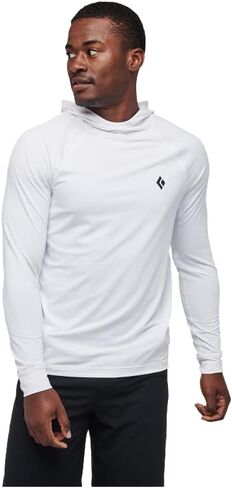BLACK DIAMOND Mens Alpenglow Long Sleeve Hooded Sun/UV Protection Shirt in Saudi Arabia