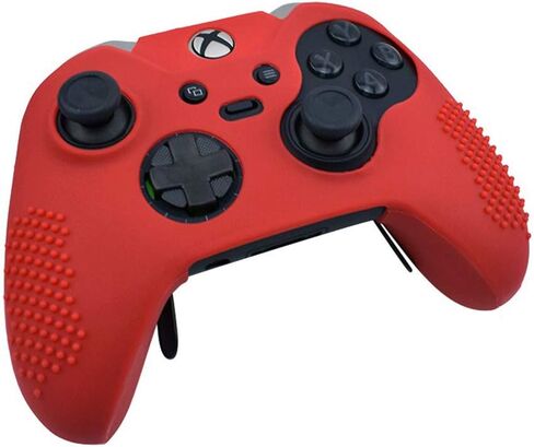 OSTENT Soft Protective Silicone Rubber Skin Case Cover for Xbox One Elite Controller (Red) in Kuwait