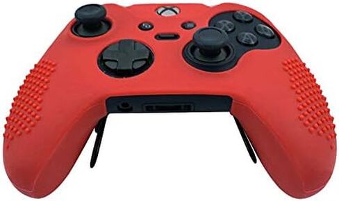 OSTENT Soft Protective Silicone Rubber Skin Case Cover for Xbox One Elite Controller (Red) in Kuwait