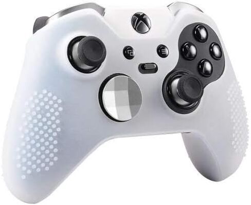 OSTENT Soft Protective Silicone Rubber Skin Case Cover for Xbox One Elite Controller (Red) in Kuwait