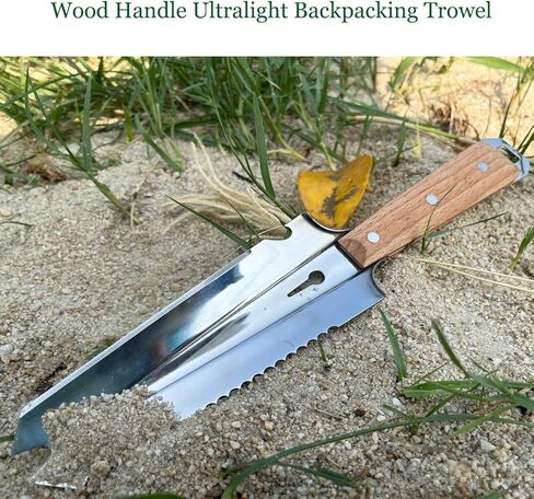 أداة سحب الأعشاب اليدوية من LWCUSNJ مجرفة البستنة، مقبض خشبي خفيف الوزن في الهواء الطلق وحقيبة الظهر للتخييم مجرفة محمولة متعددة الأدوات مع حقيبة حمل للحفر والبستنة والبقاء في الهواء الطلق in Kuwait