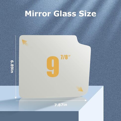 ITOPUP زجاج مرآة السحب يناسب 1988-1998 لـ Chevy/GMC C1500/K1500 1999-2018 لـ Chevy Silverado لـ GMC Sierra Tow Mirror Lens غير مسخن، قطعة واحدة من زجاج المرآة العلوية المسطحة على الجانب الأيسر in Kuwait