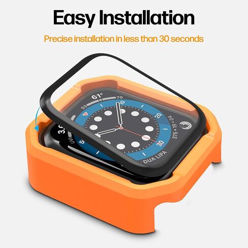 واقي شاشة Power Theory مكون من قطعتين لساعة Apple مقاس 40 مم، طبقة شفافة كريستالية حماية ممتازة من مادة PMMA، مضادة للخدش، شفاء ذاتي، مجموعة سهلة التركيب، خالية من الفقاعات، مضادة للتلطخ [ليست زجاجية] سلسلة 4/5/SE/6 in Kuwait