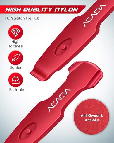 مجموعة رافعات إطارات الدراجة من أكاسيا مكونة من 4 رافعات سهلة الإمساك للدراجة أداة تغيير الإطارات أدوات إصلاح إطارات الدراجة in Kuwait