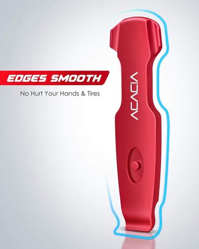 مجموعة رافعات إطارات الدراجة من أكاسيا مكونة من 4 رافعات سهلة الإمساك للدراجة أداة تغيير الإطارات أدوات إصلاح إطارات الدراجة in Kuwait