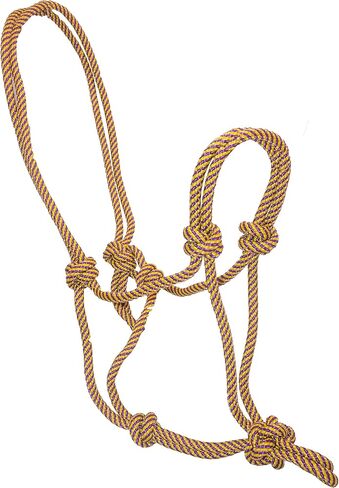 RESISTANCE Nylon Two Tone Rope Horse Halter with 9 Ft Matching Lead in Saudi Arabia