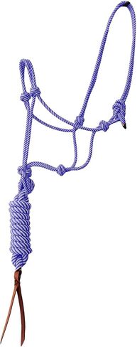 RESISTANCE Nylon Two Tone Rope Horse Halter with 9 Ft Matching Lead in Saudi Arabia