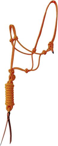 RESISTANCE Nylon Two Tone Rope Horse Halter with 9 Ft Matching Lead in Saudi Arabia