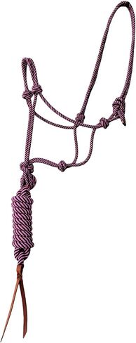 RESISTANCE Nylon Two Tone Rope Horse Halter with 9 Ft Matching Lead in Saudi Arabia