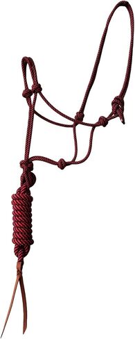 RESISTANCE Nylon Two Tone Rope Horse Halter with 9 Ft Matching Lead in Saudi Arabia