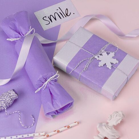 RUSPEPA Gift Wrapping Tissue Paper - Tissue Paper for Gift Wrap, Art Crafts, DIY, Pack Bags, Birthday, Wedding and More - 15 x 20 inches - 100 Sheets - Burgundy in Kuwait