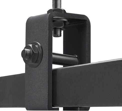 مسار عربة القنوات لجميع قنوات الدعامة 1-5/8 بوصة، 2 حزمة من دعامة تعليق مسار العربة شديدة التحمل، دعامة تعليق متوسطة مطلية بمسحوق أسود in Kuwait