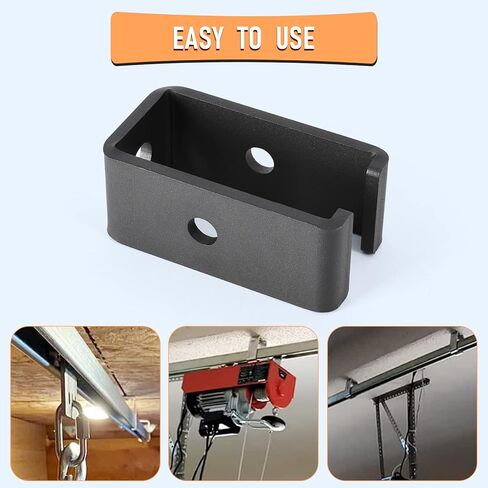 مسار عربة القنوات لجميع قنوات الدعامة 1-5/8 بوصة، 2 حزمة من دعامة تعليق مسار العربة شديدة التحمل، دعامة تعليق متوسطة مطلية بمسحوق أسود in Kuwait