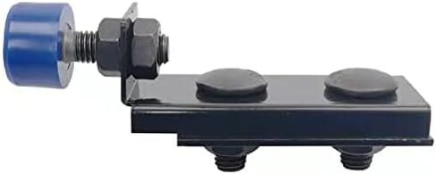 مجموعة واحدة من HIFLAME من وضع مجموعة ترولي ذات حدود دوارة للاستخدام مع قناة بعرض 1-5/8 بوصة وجميع القنوات بطول 1-5/8 بوصة أو قناة أطول (أسود) in Kuwait