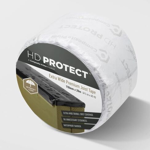 شريط رافدة عالي الدقة عريض للغاية، شريط رافدة، شريط رافدة ممتاز مثالي للتزيين، إغلاق ذاتي فائق، يطيل عمر روافد الأخشاب عن طريق منع التعفن، 118 ملم × 20 مترًا in Kuwait