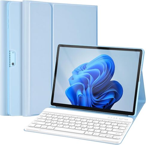 حافظة MMK Surface Pro 9 مع لوحة مفاتيح 13 بوصة 2022، حافظة لوحة مفاتيح لجهاز Microsoft Surface Pro 9 13 بوصة 2022، حافظة كمبيوتر لوحي مع لوحة مفاتيح لاسلكية قابلة للفصل وعرض متعدد الزوايا - أزرق in Saudi Arabia