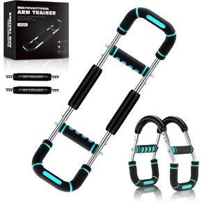 2025 Pro Twister Arm Trainer, Adjustable Power Twister Bar, Chest Shoulder Arm Workout Equipment, Portable Detachable Upper Body Fitness Machine for Home & Gym in Saudi Arabia