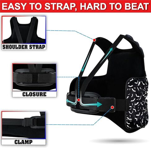 ROAR-INT Kid MMA Chest Guard, Body Protector for Kids, Training Gear (5–11 Years) in Kuwait