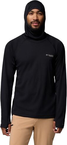 Columbia DriVenture Hooded Pullover Shirt - Men's, Black, M in Saudi Arabia