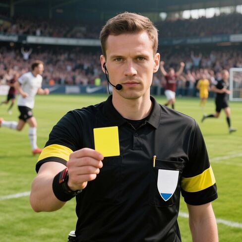 Soccer Referee Card Set, 2pcs Warning Referee Red and Yellow Cards with Leather Case Recording Papers Pencil for Volleyball Football Baseball Rugby Ideal Coaches Accessories Kit in Kuwait