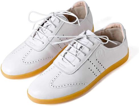Women White Taichi Genuine Leather Shoes Breathable Cow Tendon Soles Summer Kungfu Practice Men Hollow Out Casual Cowhide Board Shoes AM025 in Saudi Arabia