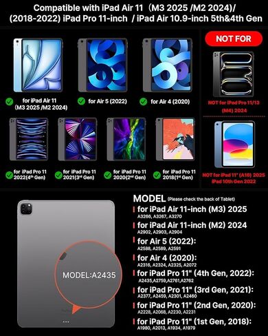 typecase Keyboard Case for iPad Pro 13 M4 2024,Magic Keyboard with 11 Colors Backlight for iPad Pro 13,Keyboard Case with Pencil Holder,Built-in Trackpad,Easy-Set Magnetic Stand(Carbon Fiber) in Saudi Arabia