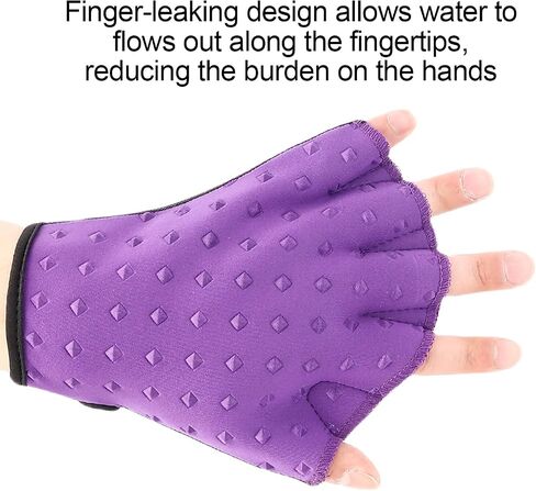 Swimming Gloves, Water Gloves | Aquatic Swimming Training Gloves Webbed | No Swimming Accessories That Fade, Diving Gear for Men, Kids, Help Resist in Saudi Arabia