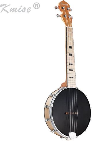 Kmise Banjo ، 5 سلسلة من banjos مع رأس Remo بالحجم الكامل 38 بوصة مغلق مع مرنان قابل للإزالة ، حزمة السلاسل ، اختيارات الأصابع ، حزام ، حالة ، ملحقات مجموعة الموالف للبالغين البالغين هدية المبتدئين in Kuwait