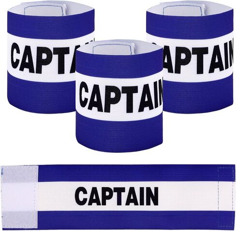 3pcs Captain Armbands Soccer, Adjustable Leader Football Arm Bands Breathable Soccer Captain Armband Sport Accessory for Football Rugby Basketball for Youth and Adults (Black) in Saudi Arabia
