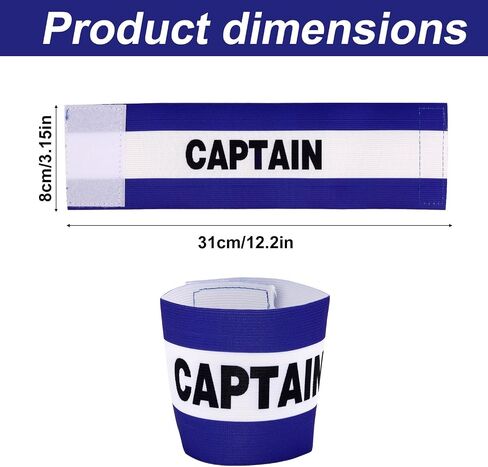 3pcs Captain Armbands Soccer, Adjustable Leader Football Arm Bands Breathable Soccer Captain Armband Sport Accessory for Football Rugby Basketball for Youth and Adults (Black) in Saudi Arabia